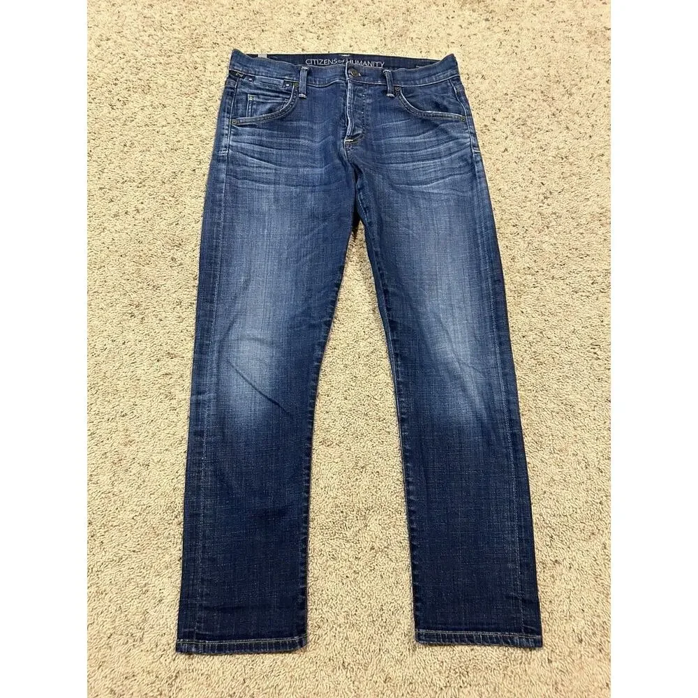 Vtg CITIZENS OF HUMANITY 25 (30 x 26) Cropped/ANkle JEANS Emerson Slim Boyfriend